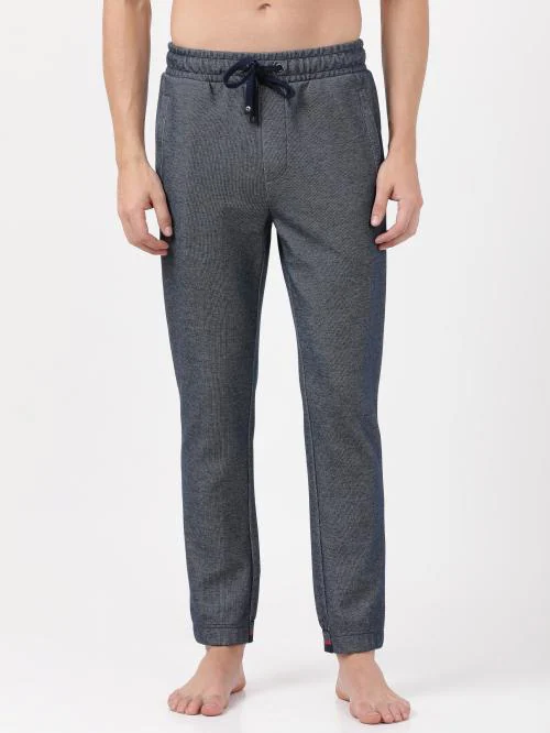 jockey Men Cotton Blend Navy Joggers