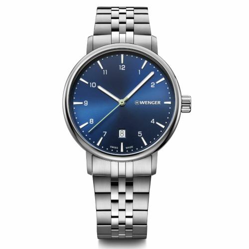 Wenger Swiss Made Urban Classic Analog Blue Dial Men's Watch - 01.1731.121