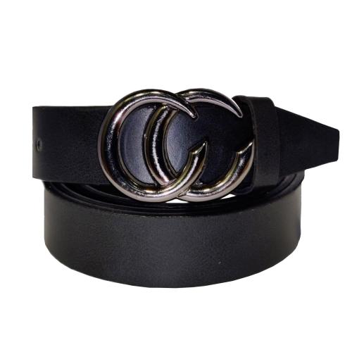 Urbanity Women Black Pu Leather Waist Belt (30) Belts for mens & Boys l branded belts l Casual Belt l fashion Belts l Formal belts l Men's belt