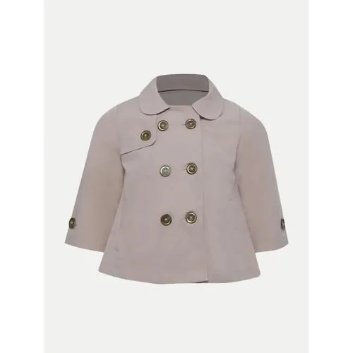 Rad Prix Kid Girls Pink A-line Trench Jacket-7-8 Year- Pack of 1