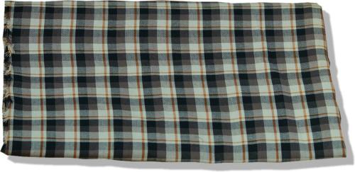 Bigreams Men Multicolor Checkered Cotton Shirt Fabric