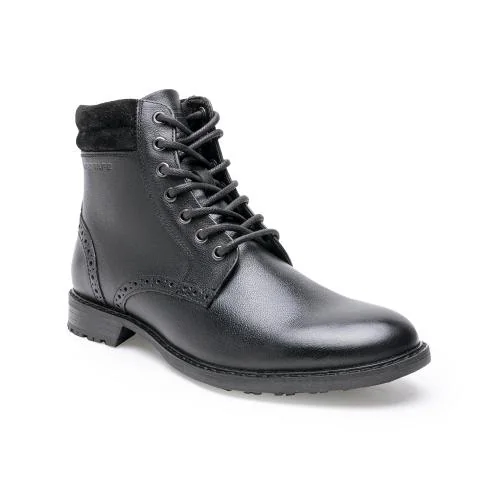 Red Tape Mens Black Boots