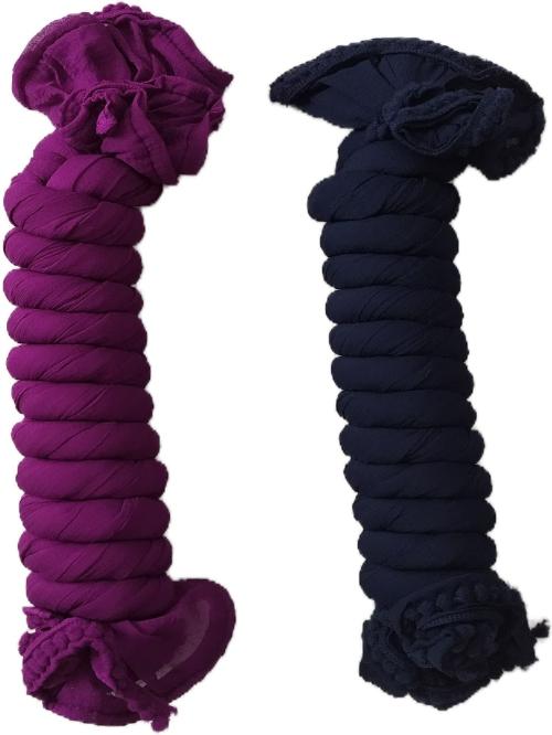 DUPATTA FASHION Chiffon Solid Women Dupatta ()