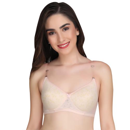 Liigne Transparent Strap Padded Bra For Women
