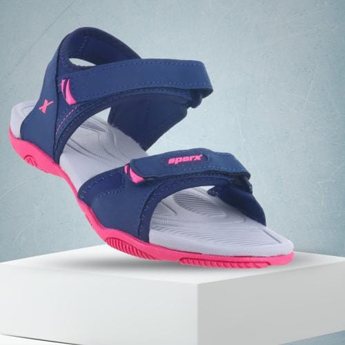 Sparx Navy Casual Sandal Women SS-645