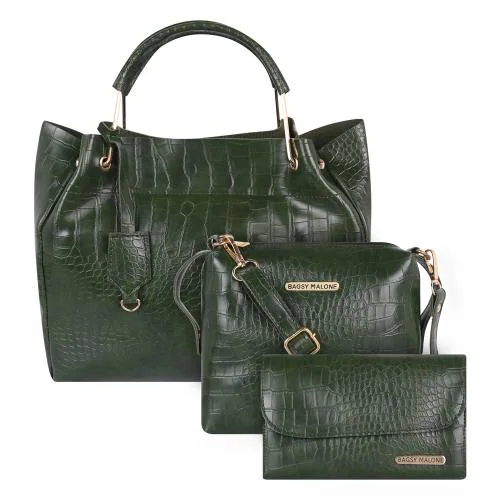 Bagsy Malone Animal Print Handbag Combo - Set of 3