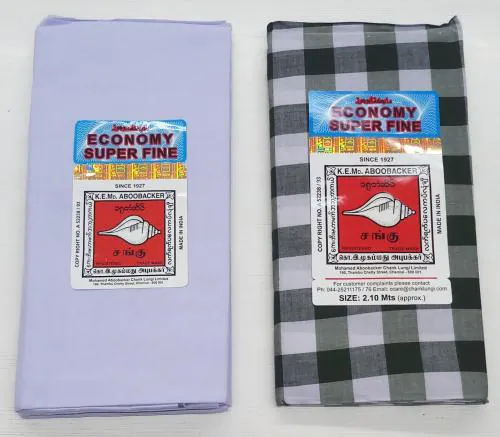 Lungi Nice Soft Quality Type Chank Brand 2 in 1 Pack A23 Model