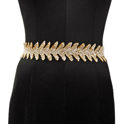 purala saree belt for tir gold