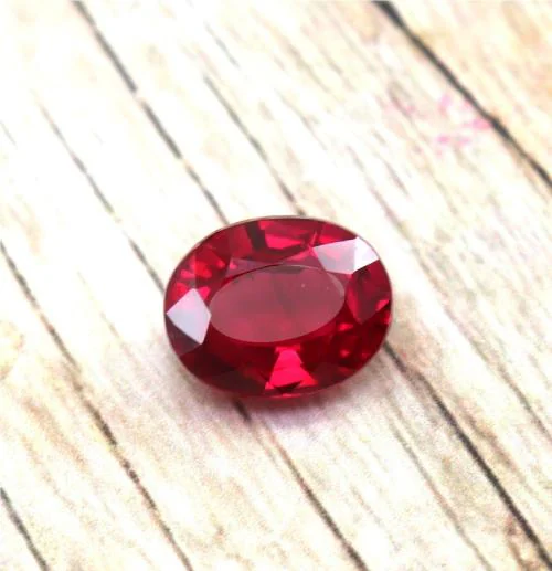 Jaipur Gemstone- Natutal Ruby Stone /9 carat stone Good For astrology (Lab Grown ) Stone Ruby/Manik