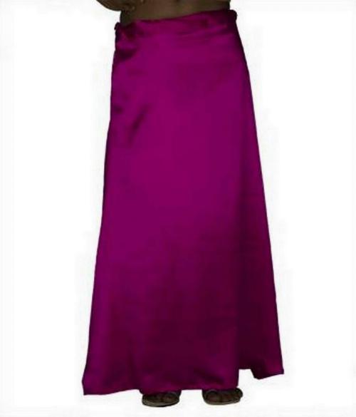 KAVYA DESIGNERSs Women Purple Satin Blend Saree Petticoat