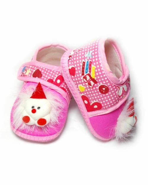 KIDS CHOICE 3 To 6 Months Baby LED Light with Musical Sound Shoes/ BootiesPink