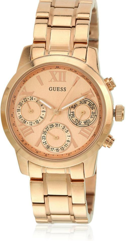 Guess Analog Rose Gold Watch For Women (Tls-W0448L3)
