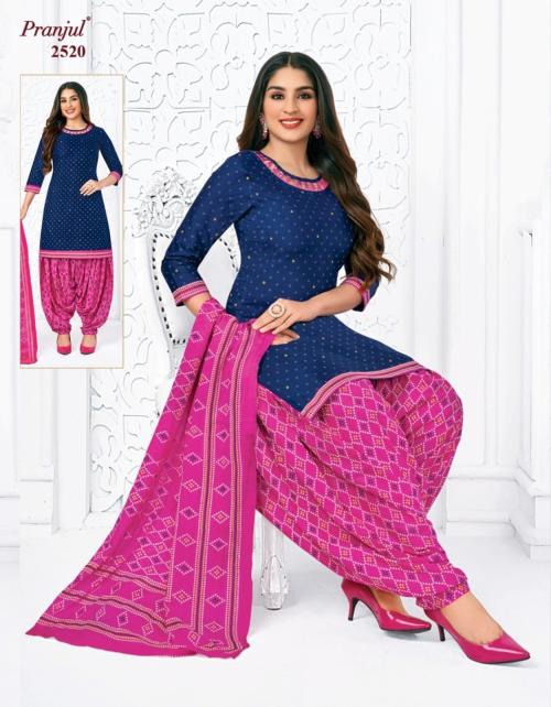 PRANJUL READYMADE COTTON CHURIDHAR XXL 2520