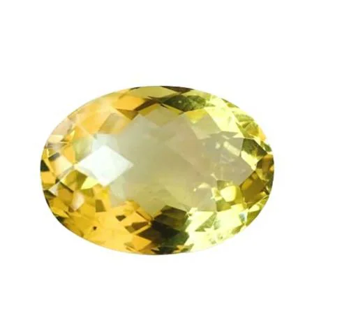The Gallery of Gemstone 6 Carat 6.60 Ratti A-1 Grade Yellow Sapphire Pukhraj Stone