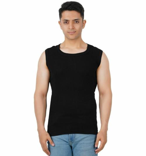 Metro Stitch Men Solid Vest (XXL)