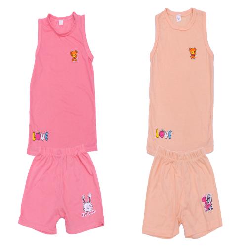 Navmav New-Born Baby Cotton T-Shirt & Shorts Set Kids Summer Causal Top & Nikar Set Of 2