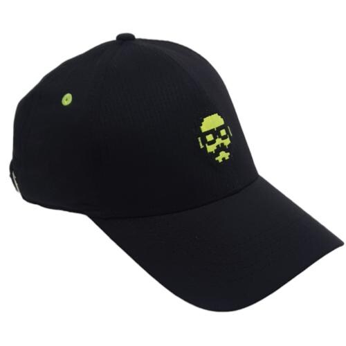 Pixel Logo Firangi Cap with Good Cotton Fabric (Black)