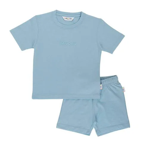 Buy Ddou Ddou Cotton Lycra, Top & Bottom, Clothing Set for Unisex, Pastel  Blue (2 Year) Online at Best Prices in India - JioMart.