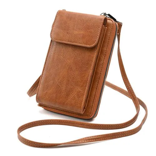 Palay Crossbody Bags For Women Mobile Cell Phone Holder Card Pocket Bag Stylish Pu Leather Sling Bags For Women Girls Purse Wallet Mini Shoulder Bags
