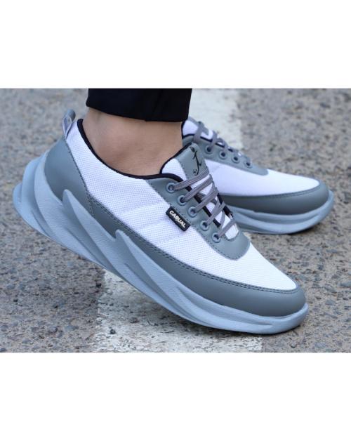 KAVSUN Shark Stylish Sport Shoe For Men Grey