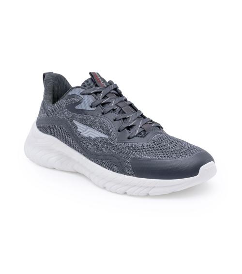 Red Tape Men Grey Walking Shoes