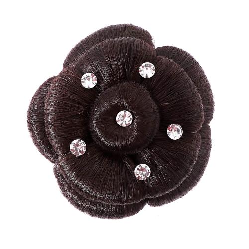 Buy Navmav Black Synthetic Artificial Juda Hair Bun (Girls And Women