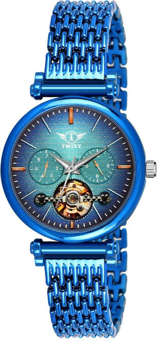 Buy TWIXY Analog Blue Dial and Strap Watch for Women Online at Best