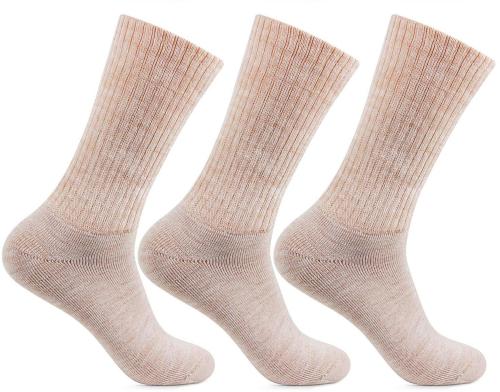 RC. ROYAL CLASS Women's Calf Length Towel Thick Skin Woolen Socks (Pack of 3 Pairs)