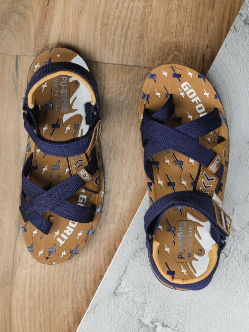 PU-OZONE  Men (Alfa-04) Black Red Sandal