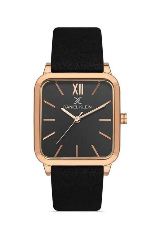 DANIEL KLEIN Analog Black Dial and Strap Watch for Women - (DK.1.13431-5)