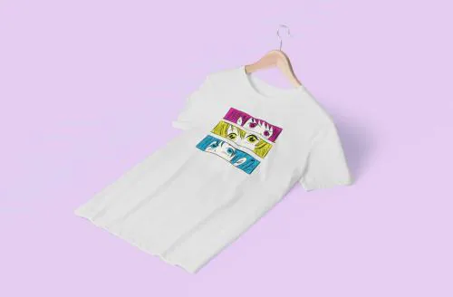 NONSENSE ON FASHION Japanese Cartoon, Anime Character Men Printed T-Shirt Funky Style In Half Sleeves - white - Extra Larg