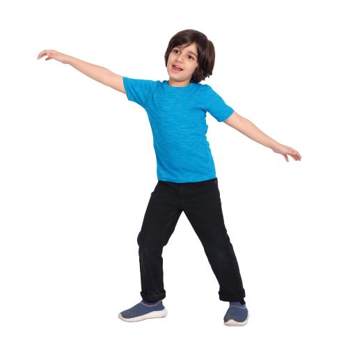 Kids t-shirt -RD-Half-Blue