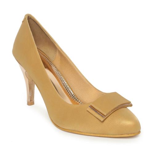 Marc Loire Women Mustard Solid Heels