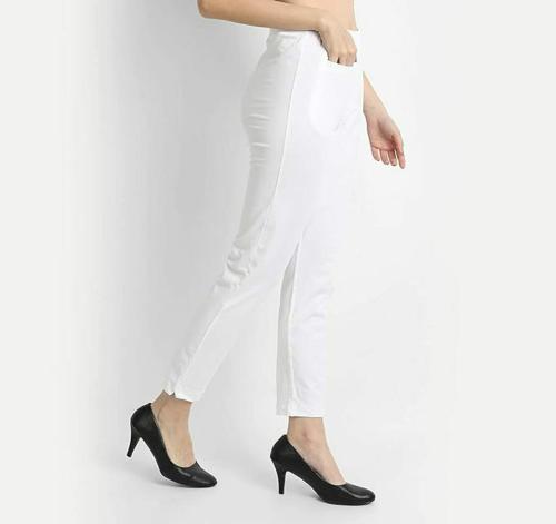 SIRIL Women Cotton Lycra Pencil Pant Kurti Pant /cigarette Pant suitable for formal and casual wear-A10