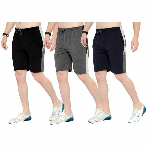 Saklana Men's Shorts Combo Pack of 3