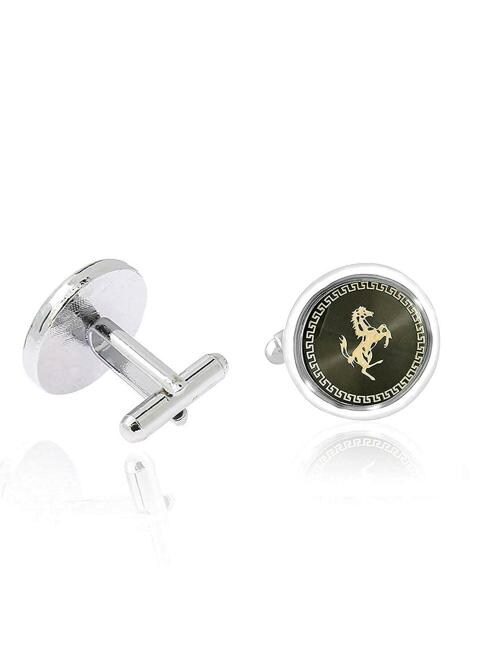 Buy Sandha Golden Brass Cufflink For Men Online at Best Prices in India