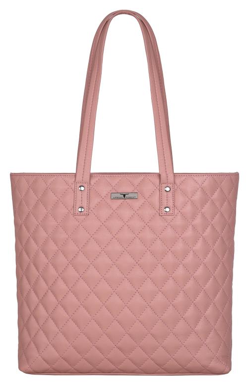 Buy Urban Forest Nancy Pink Quilted Leather Handbag for Women Online at