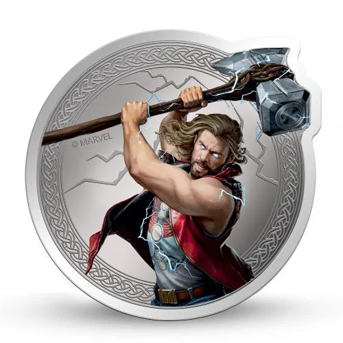 MMTC-PAMP Marvel Thor Colored 31.1 g Collectible Silver Coin