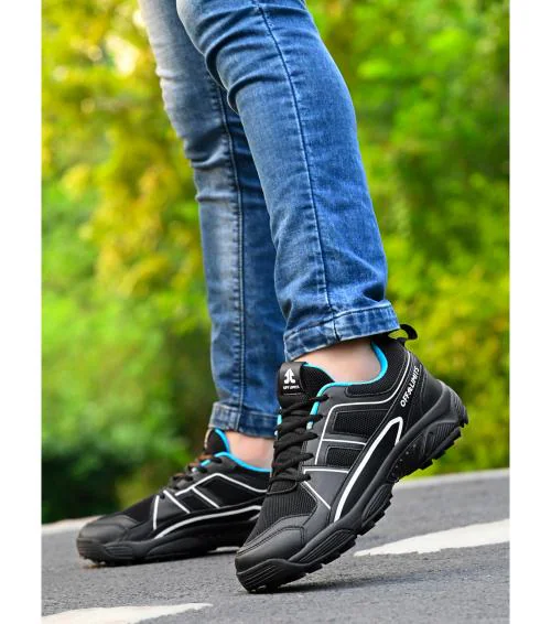 OFF LIMITS VOLGA IV BLACK / BLUE Running Shoes For Men