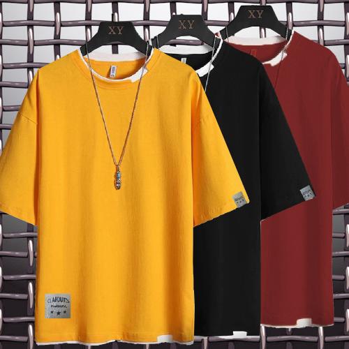 Clafoutis pack of 3 drop shoulder t-shirt