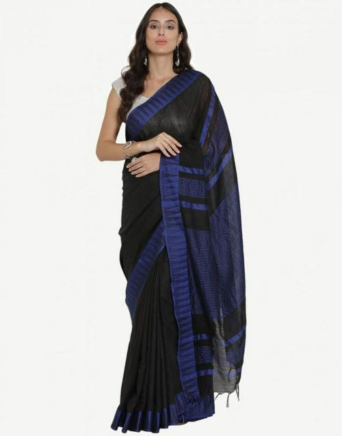 Temple Border Saree