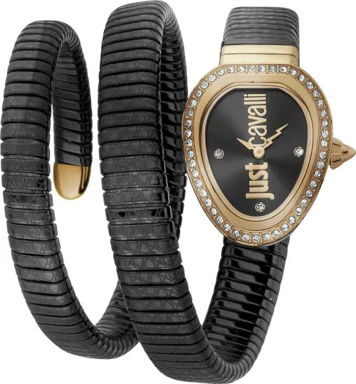 Just Cavalli Analog Black Watch For Women (Jc1L163M0045)