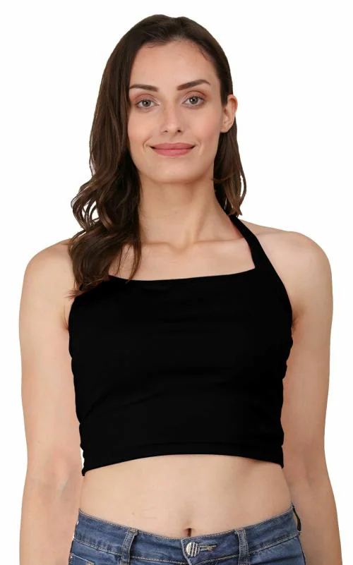 AD2CART A1588 Womens's Halter Neck Crop top Redaymade Saree Blouse