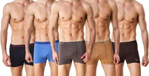 HAP Men Cotton Drawer Trunk | Boxer Brief | PACK OF FIVE_Multicolor_4XL