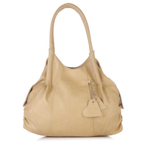 Fostelo Women's Style Diva Handbag (Beige) (JM_FSB-512)