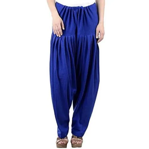 PI World Winter Woolen Patiala Salwar- Royal Blue