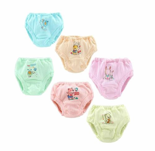 Cucumber Baby Boy's and Baby Girl's Cotton Innerwear Brief Panty Drawer Pack of 6 (9 to12 Month)