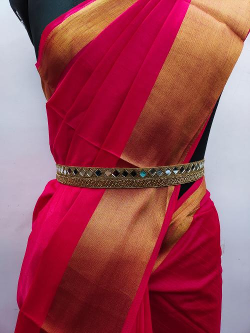 Buy Purala saree waist belt for women gold Online at Best Prices in India JioMart.
