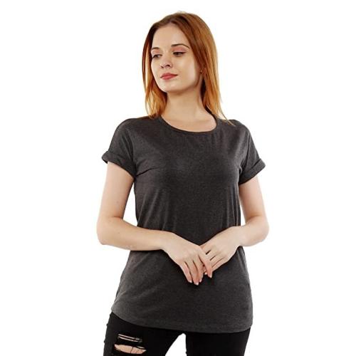 SILLYBOOM - 3.. 2.. 1.. Boom !!! Solid Plain T-Shirt for Women - Premium Cotton and Modern Tees Incomplete