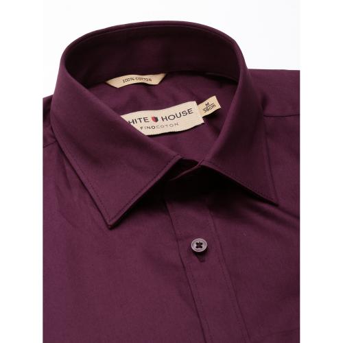 White House Purple Mens Shirt